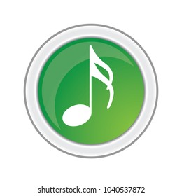 musical symbols and notes vector on white background illustration