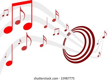 musical symbols vector