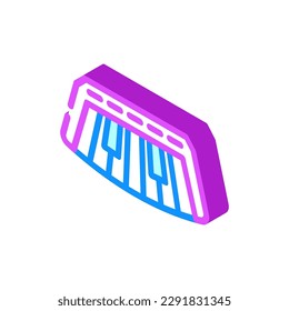 musical toy child isometric icon vector. musical toy child sign. isolated symbol illustration