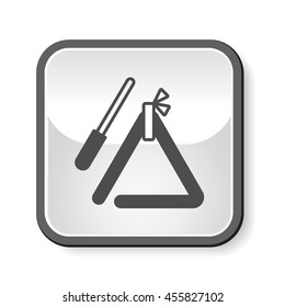 musical triangle icon