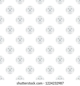 Musical trumpet pattern vector seamless repeat for any web design