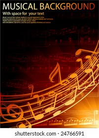 musical vector background