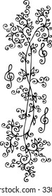 Musical vignette. Eau-forte illustration CCIII.