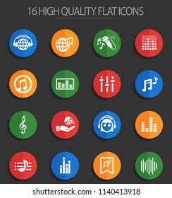 musical web icons for user interface design