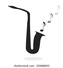 musical wind instrument, picture of saxophone