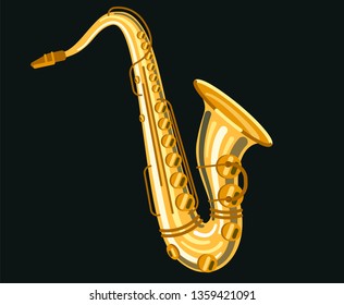 Musicial instrument saxophone