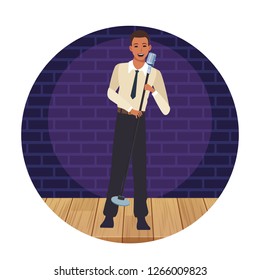 Musician artist cartoon