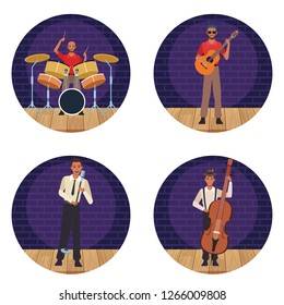 Musician artist cartoons