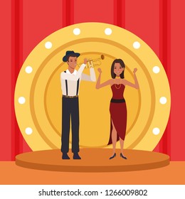 Musician artist couple