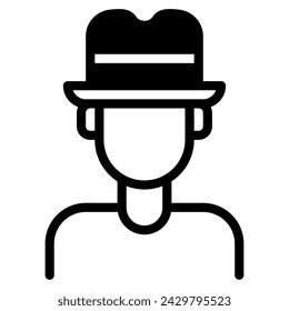 Musician icon illustration for web, app, infographic, etc