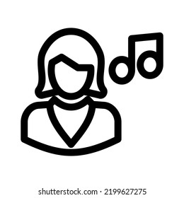 musician icon or logo isolated sign symbol vector illustration - high quality black style vector icons
