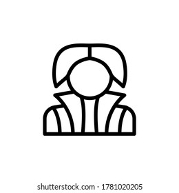 Musician icon. Simple line, outline vector elements of rock n roll icons for ui and ux, website or mobile application
