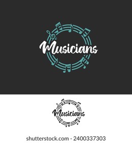 musician logo vector, art, studio, sound, instrumen