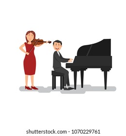 Man Playing Piano Stock Vectors, Images & Vector Art | Shutterstock