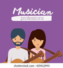musician profession  design 