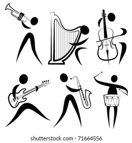 musician symbol set