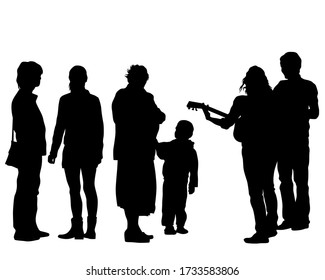 Musician with a trombone in a wheelchair. Isolated silhouette on a white background