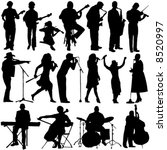 musician vector