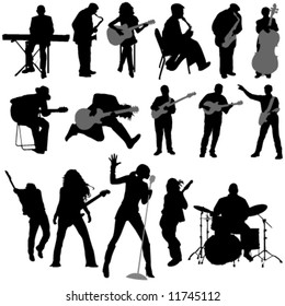 musician vector