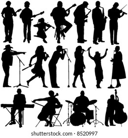 musician vector