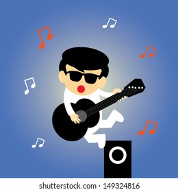 Musician Vector Cartoon Style Use Stock Vector (Royalty Free) 149324816