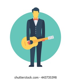 Musician Vector Icon