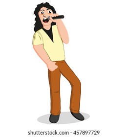 musician, vector illustration