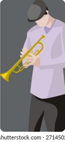 Musician vector illustration series. Musician. Check my portfolio for much more of this series as well as thousands of similar and other great vector items.
