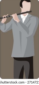 Musician vector illustration series. Musician. Check my portfolio for much more of this series as well as thousands of similar and other great vector items.