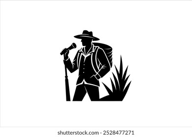 musician vector silhouette Art Desugn