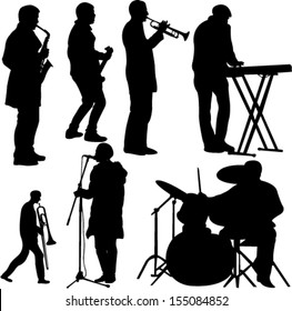 musicians collection - vector