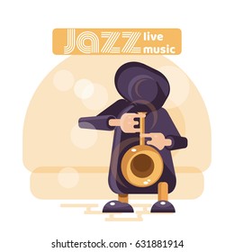 Musicians and Musical Instruments. Flat Vector Illustration