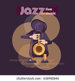 Musicians and Musical Instruments. Flat Vector Illustration