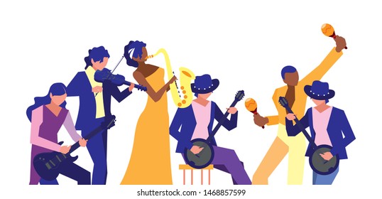 musicians people playing instrument orchestra