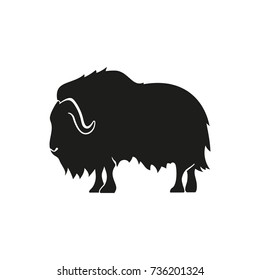 Musk ox simple icon