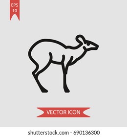 Musk vector icon, illustration symbol