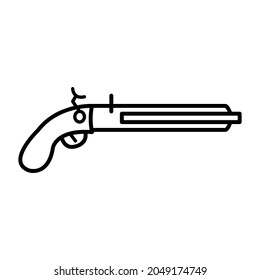 Musket Icon In Trendy Vector Design Illustration