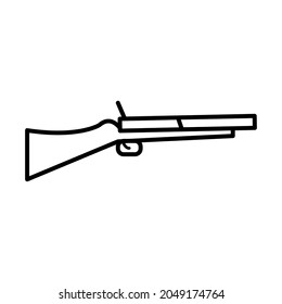 Musket Icon In Trendy Vector Design Illustration