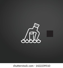 Musket vector icon. Musket concept stroke symbol design. Thin graphic elements vector illustration, outline pattern for your web site design, logo, UI. EPS 10.