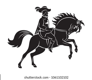 Musketeer On Horseback