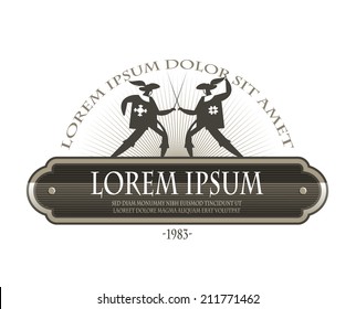  Musketeers. Vector format