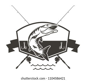 Muskie Fishing Logo