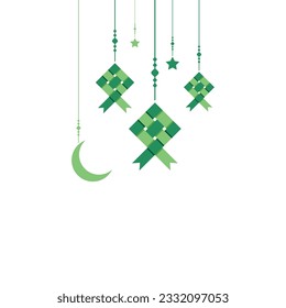 Muslim abstract greeting banners. Islamic vector illustration