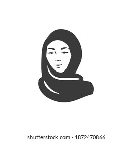 Muslim arabic islam woman in hijab and abaya portrait