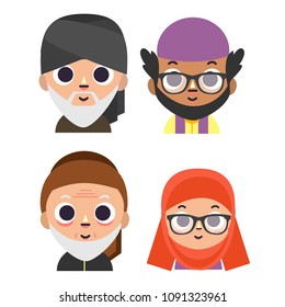 Muslim Avatar Vector