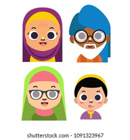 Muslim Avatar Vector