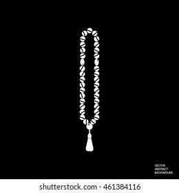 Muslim beads. Muslim rosary. Rosary