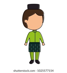 muslim boy with hat avatar character