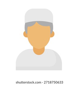 Icono de Vector de niño musulmán que puede modificarse o editarse fácilmente
