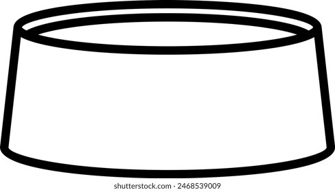Muslim cap fashion muslim icon with black outline style. muslim, cap, islamic, islam, religion, isolated, religious, . Vector Illustration